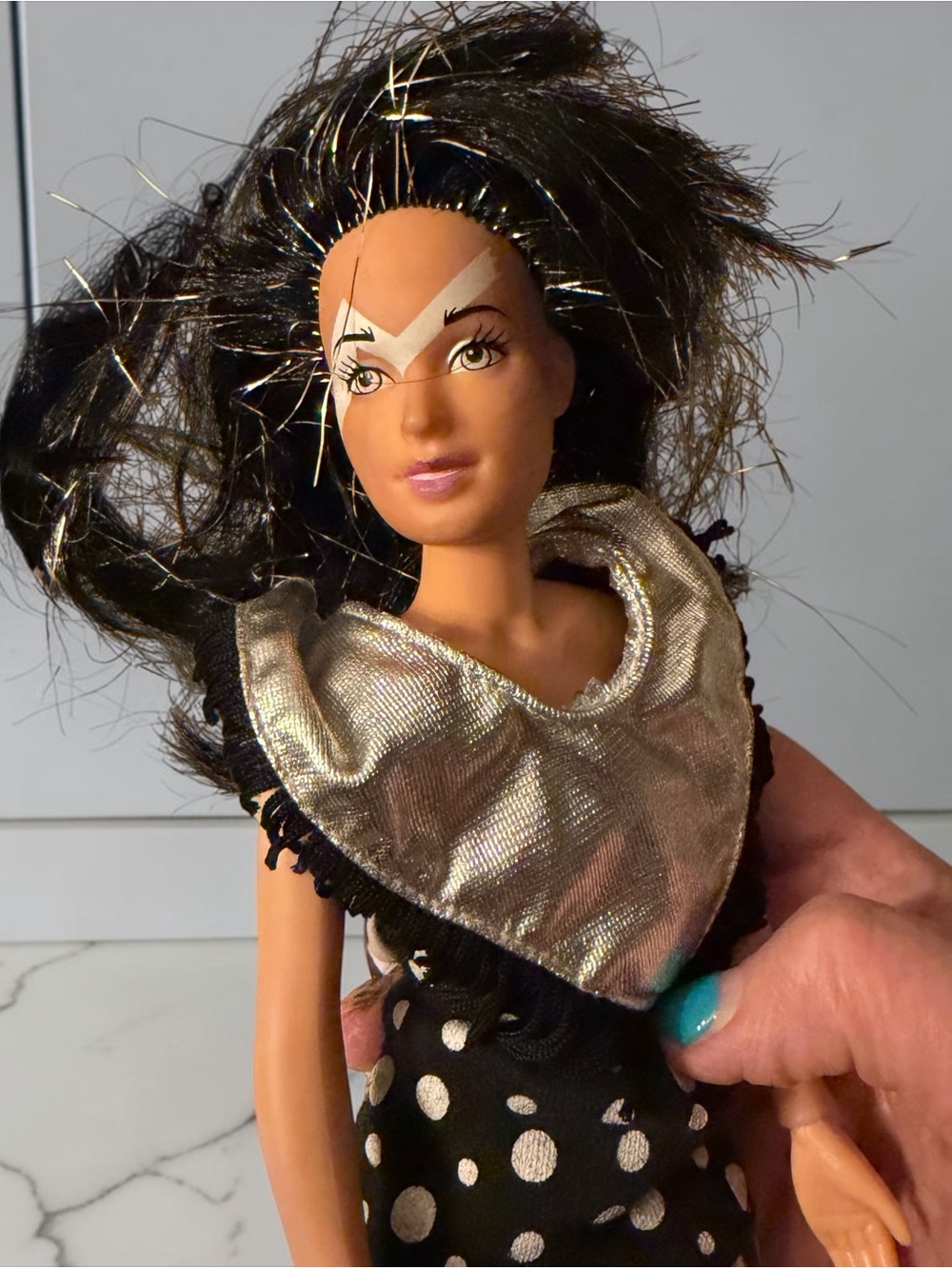 Vintage Hasbro Jem & the Holograms Misfits Jetta Doll With Outfit